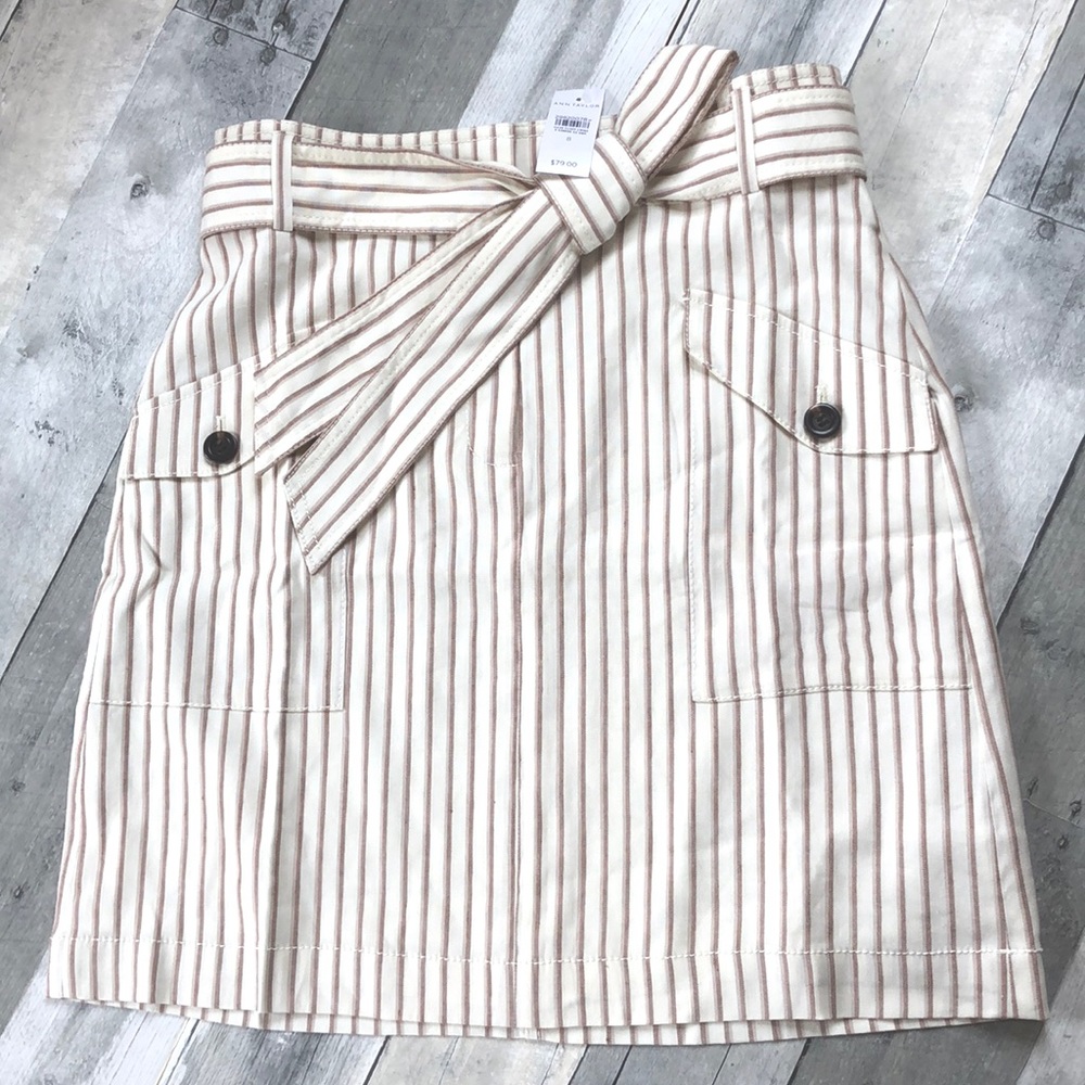 Ann Taylor linen blend skirt